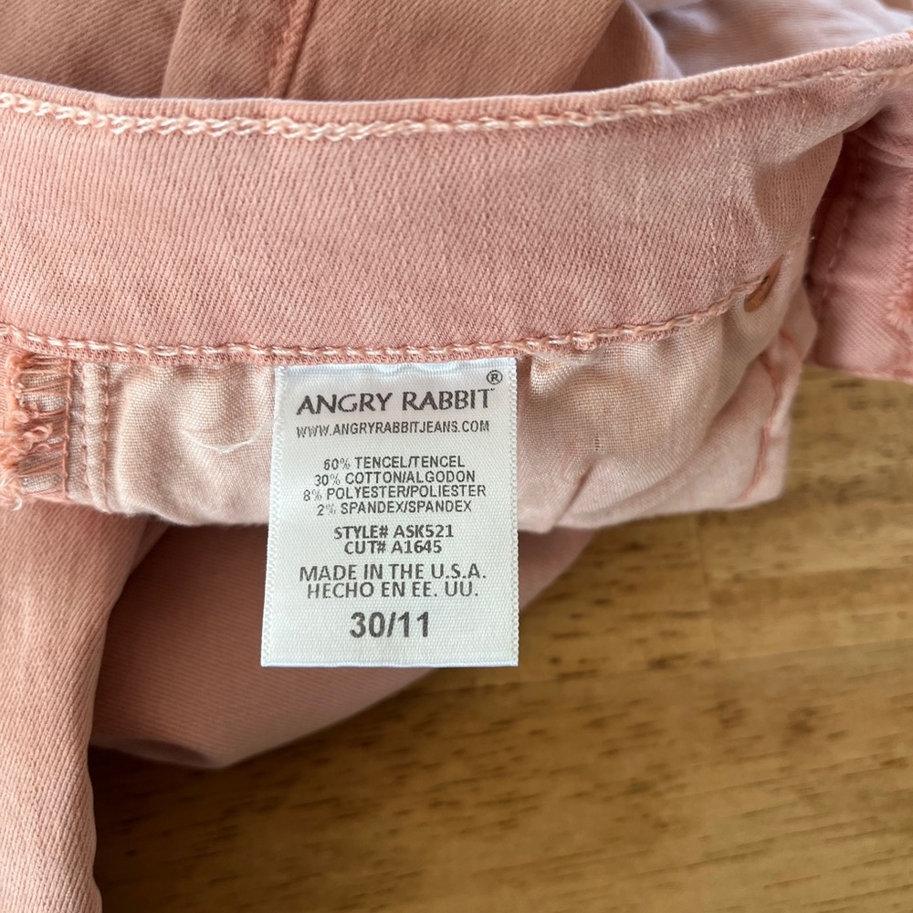 Angry Rabbit Light Pink Skinny Jeans - Picture 3 of 3